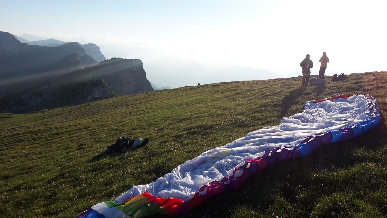 Vol bivouac à la Dent de Crolles