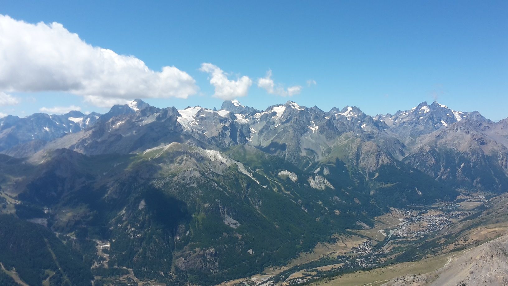 Les Écrins vus de (très) haut